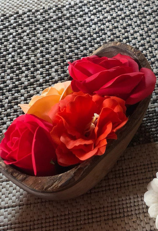 Coffret cadeaux fleurs Roses et pivoine