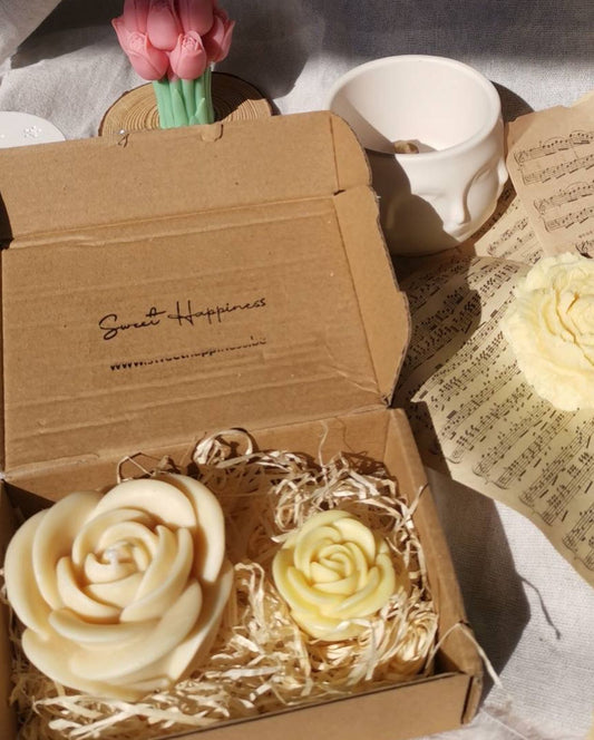 Coffret de Roses parfumées