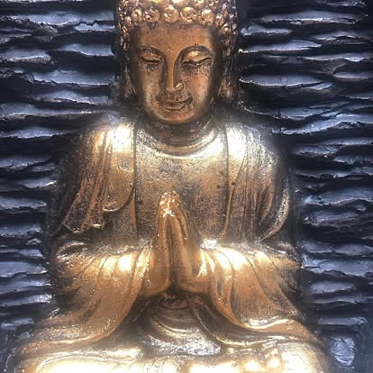 Praying Buddha Water Fountain