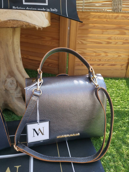 Sac Deley gris/mauve