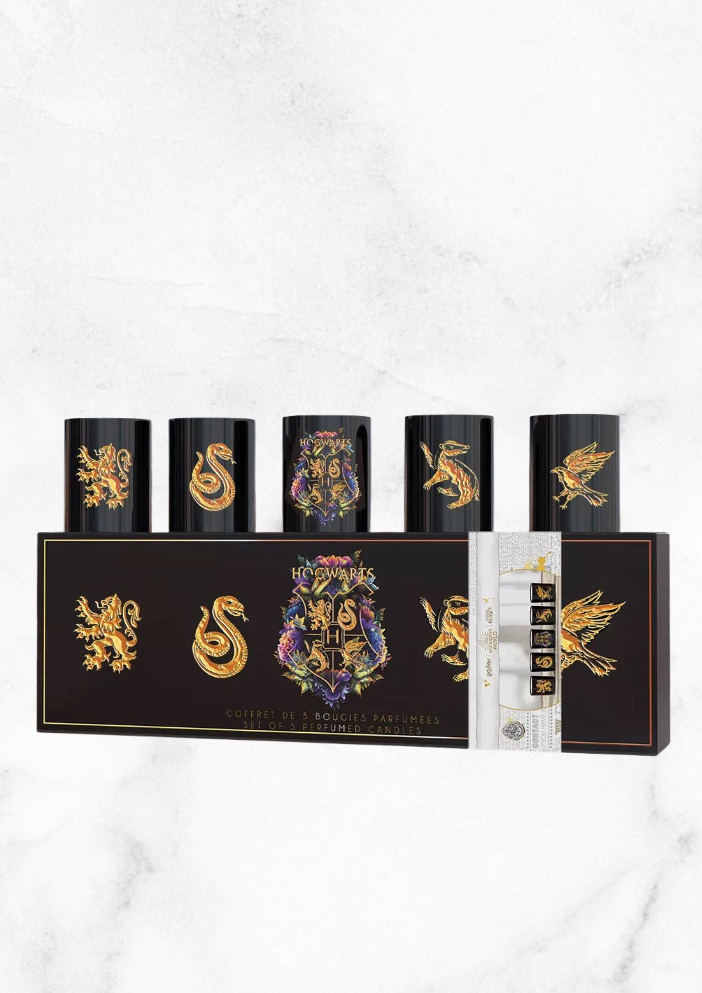 Harry Potter - Coffret de 5 bougies parfumées naturelles
