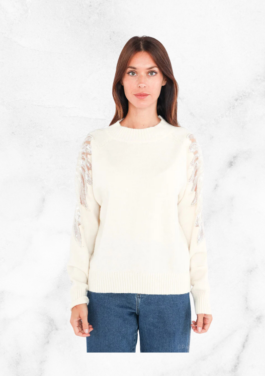 Pull Abigail écru
