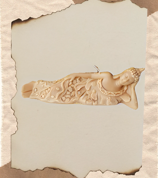 Bougie Bouddha couché