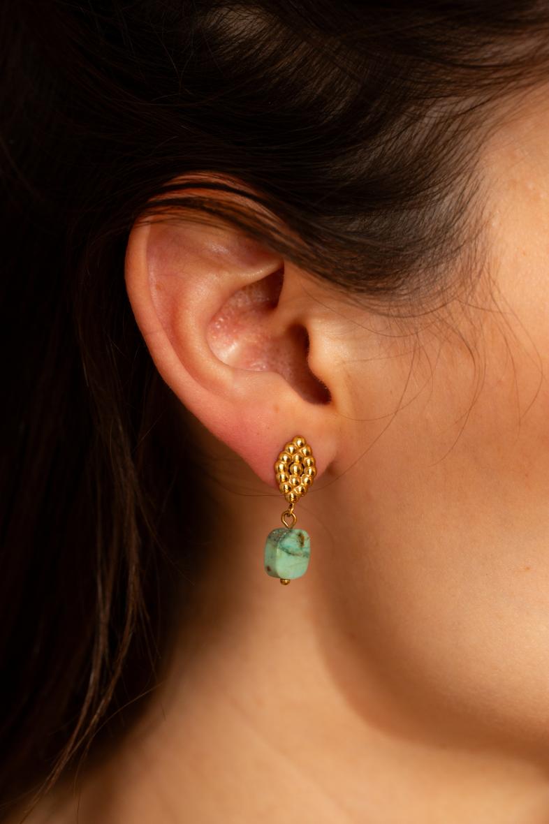 Boucles turquoise