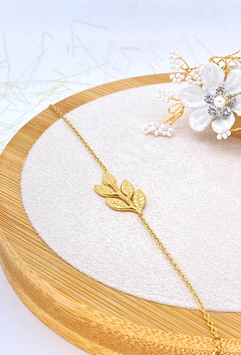 Bracelet feuille