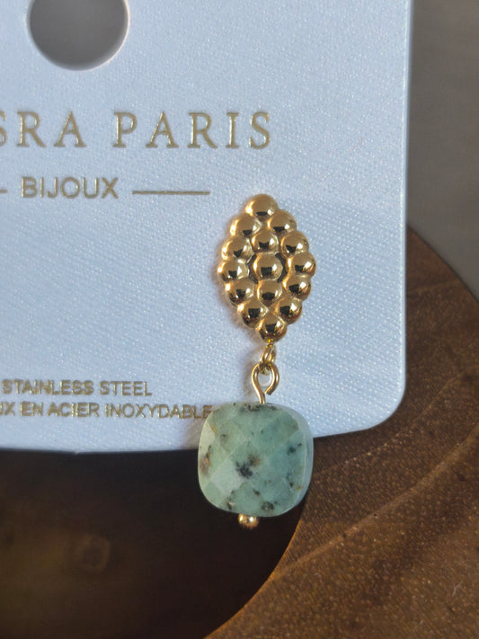 Boucles turquoise