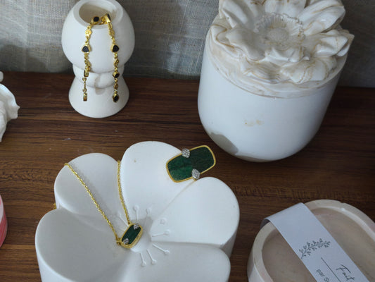 Collier Sangha — Aventurine