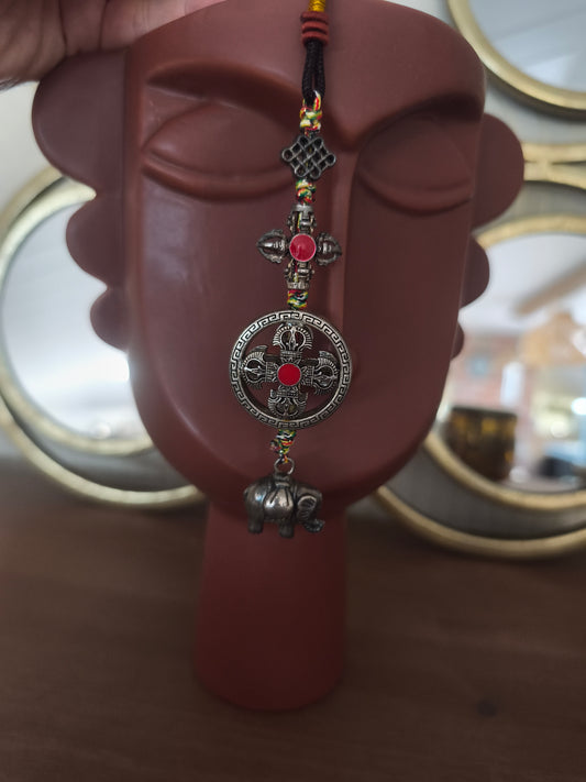 Pendentif de protection double Dorje éléphant