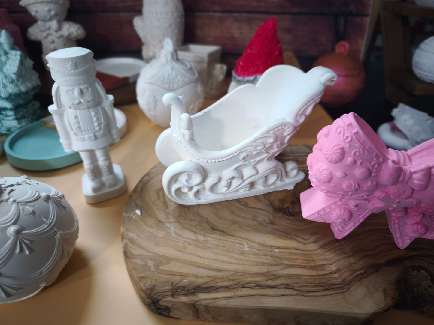 Traîneau Nougat blanc