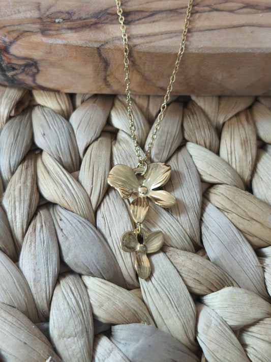 Collier fleurs