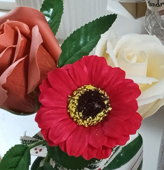 Savon petit tournesol - rouge