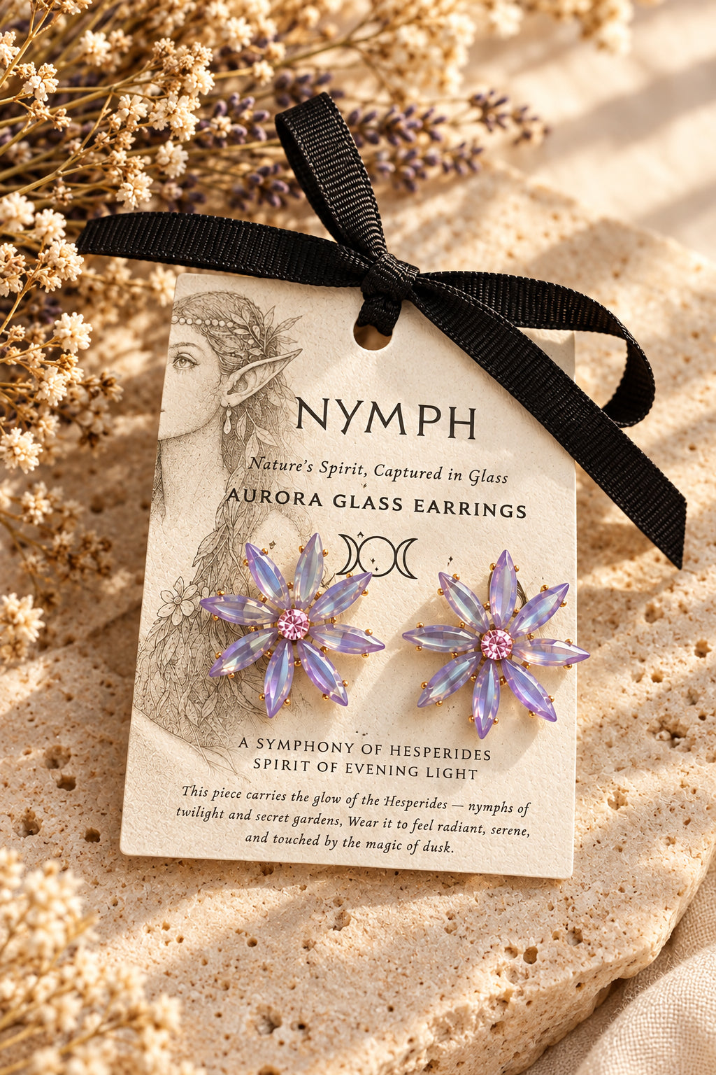 Boucles Nymphe fleur