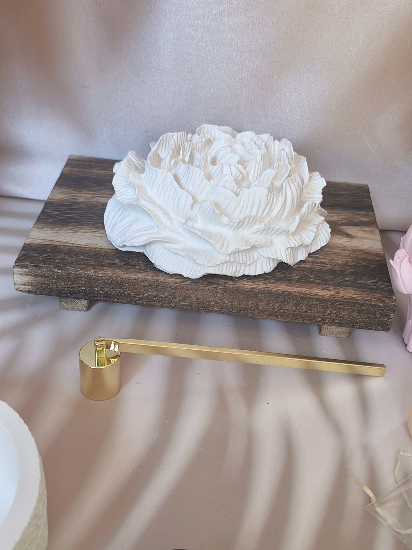 Éteignoir pour bougie doré