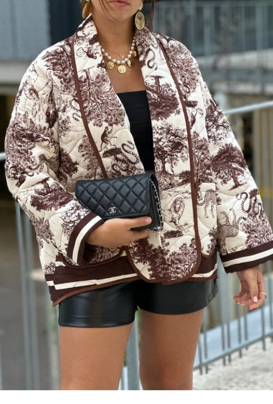 Veste matelassée Jungle