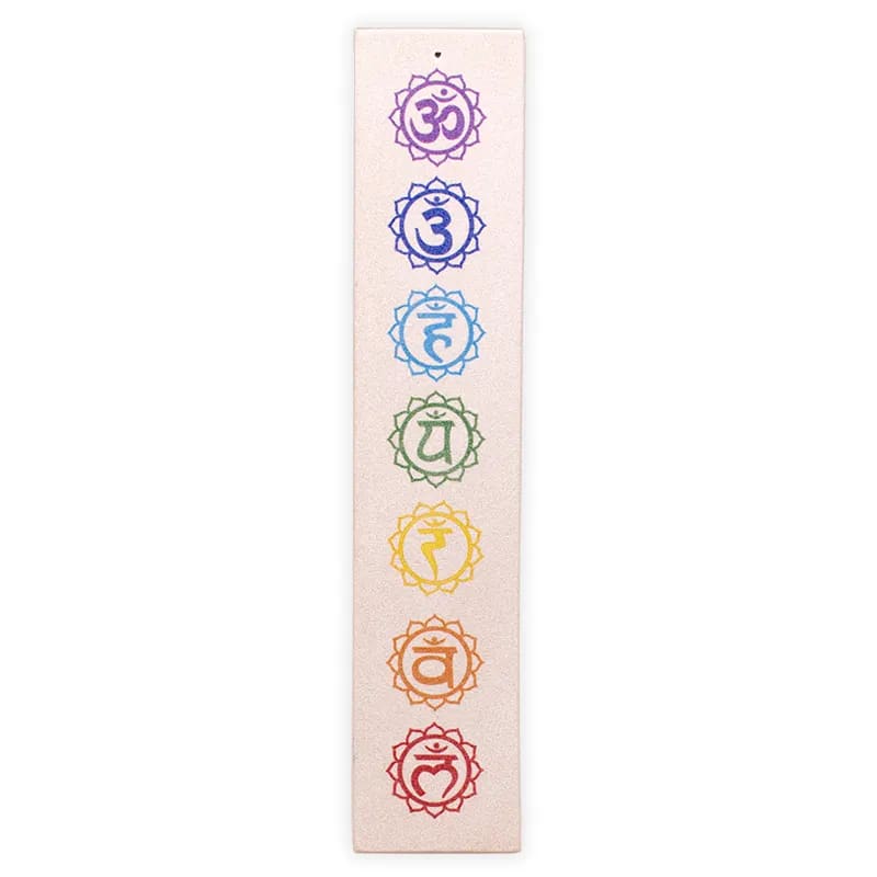 Sandstone incense burner 7 chakras