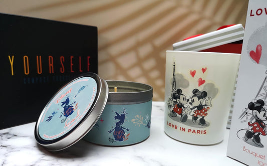 Bougie parfumée Disney Mickey & Minnie « Love in Paris »
