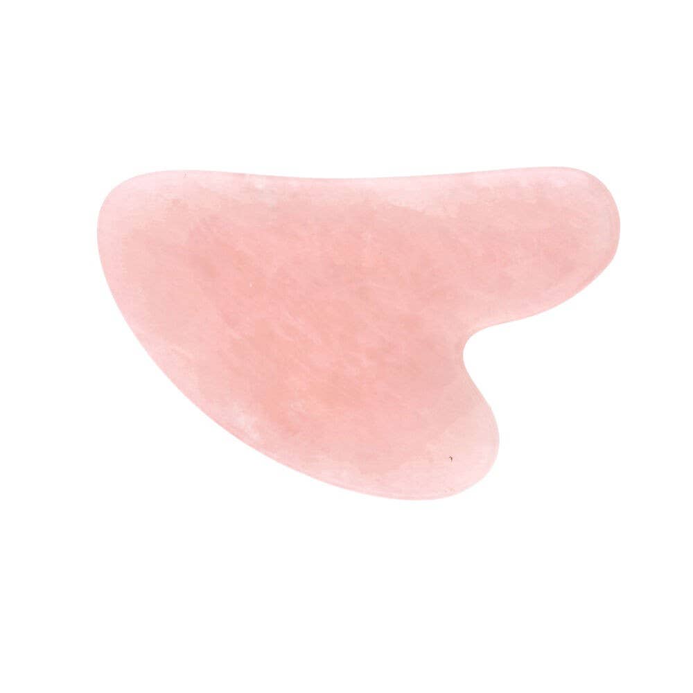 Gua Sha en Quartz Rose
