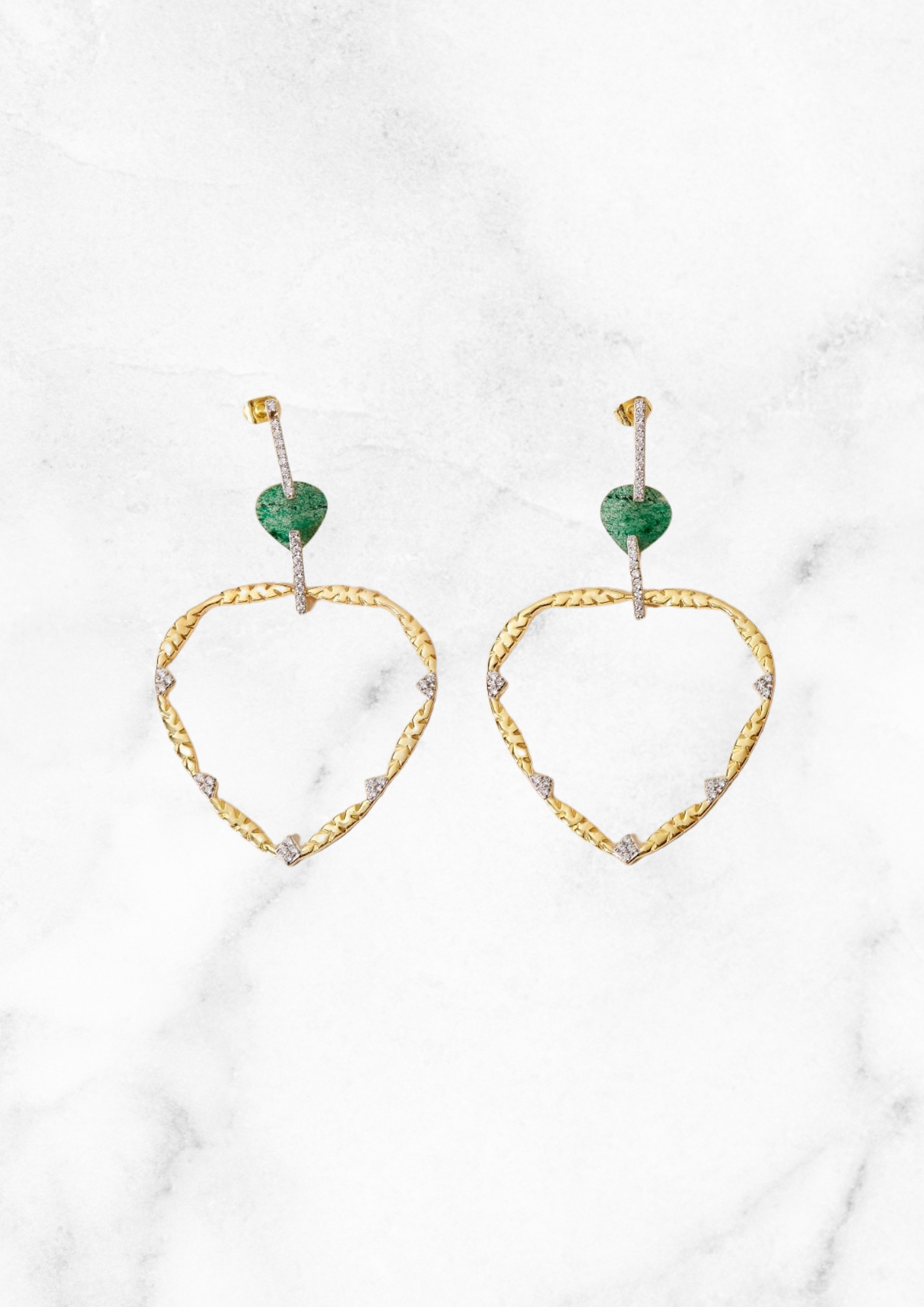 Boucles d'oreilles Lima — Aventurine