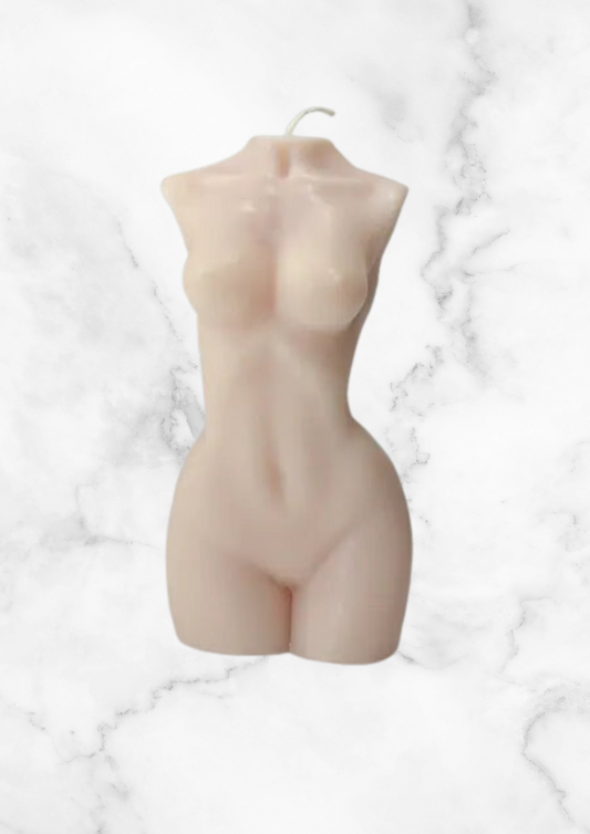 Bougie Femme rose en L