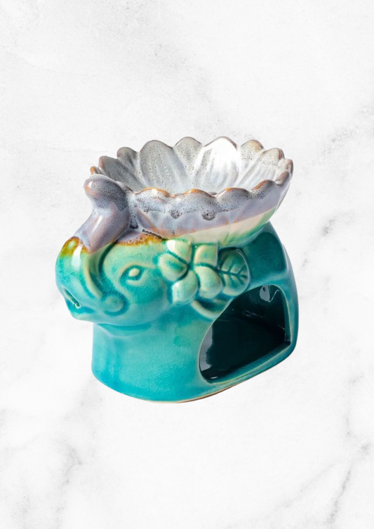 Brûle parfum en forme d'éléphant