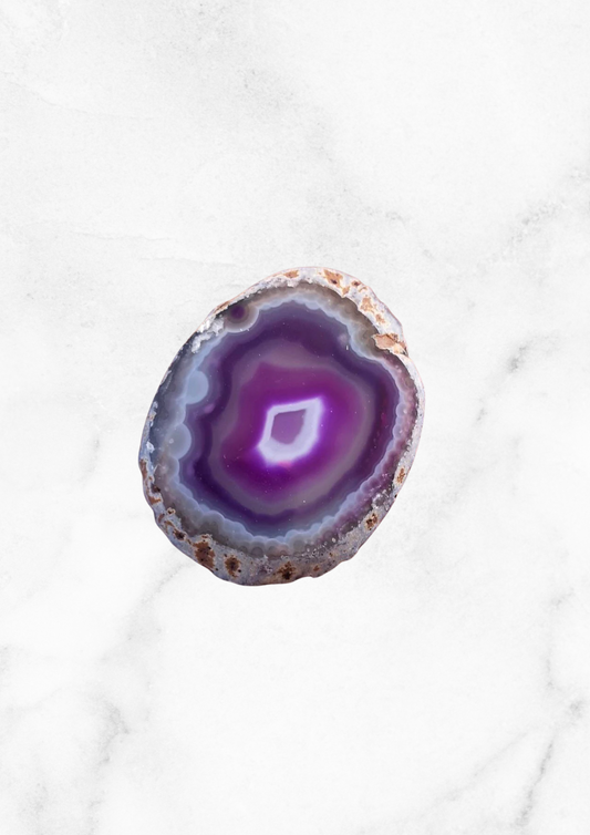 Tranche d'agate Lilas