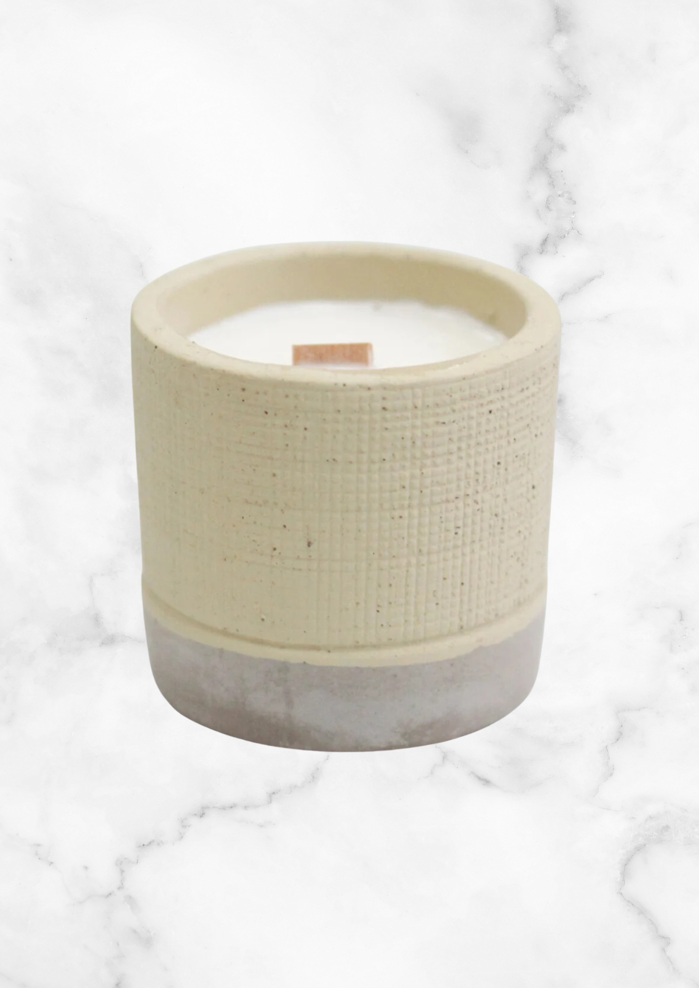 Bougie Pot Beige - Café