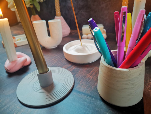 Bougeoir Hestia Gris