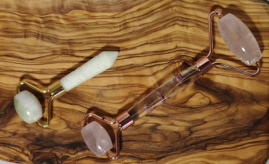 Rouleau de massage et d'acupression jade de Xinji