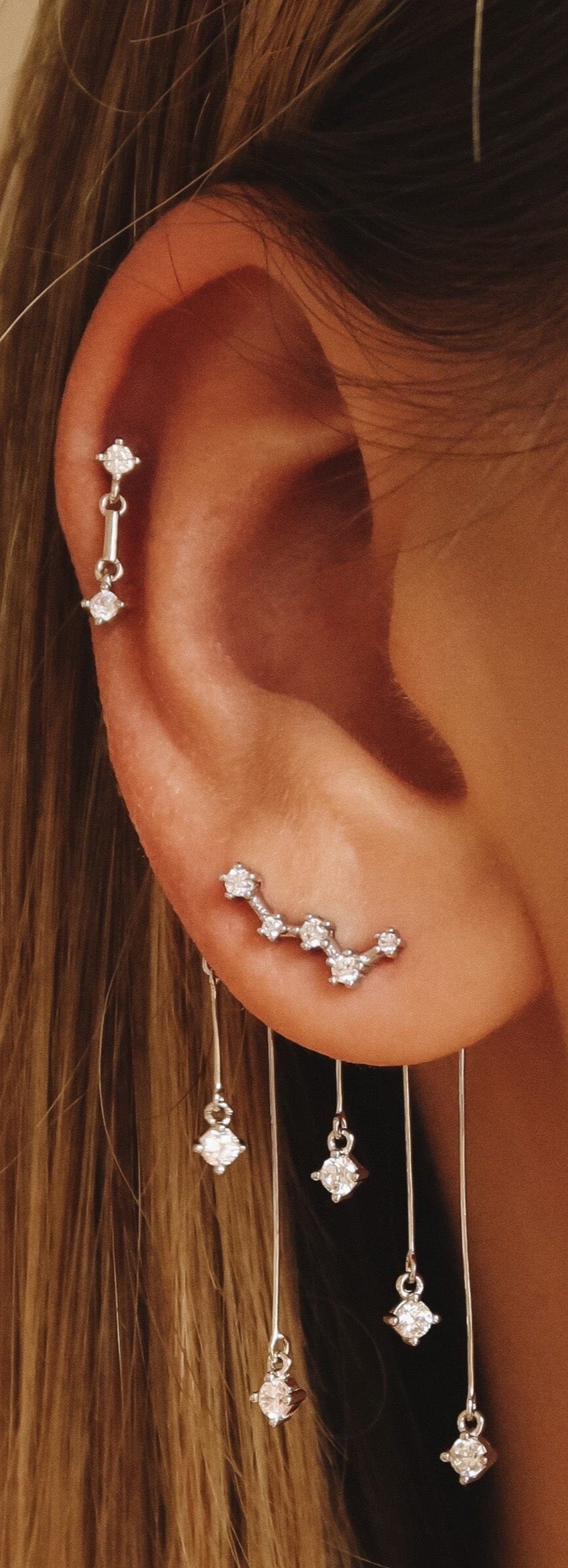 Pluie d'étoiles Couleur Argent