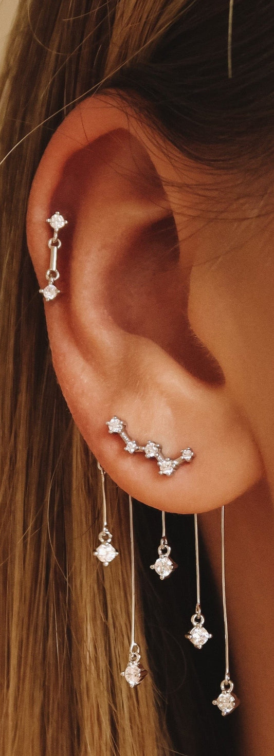 Pluie d'étoiles Couleur Argent