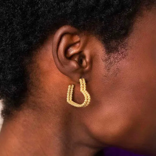 Créoles Pallyne dorées