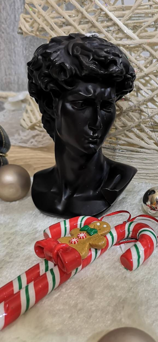 Bougie sculpture en Ultra Black