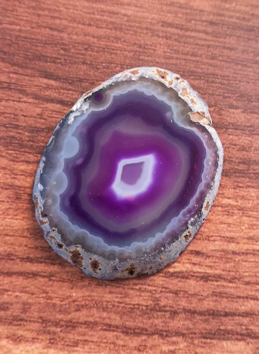 Tranche d'agate Lilas