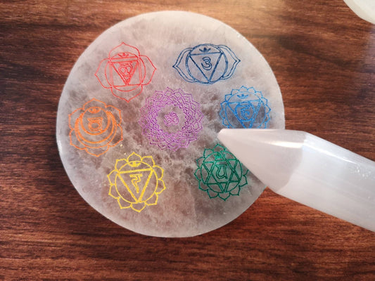 Petite Plaque de Recharge 8cm - Chakra