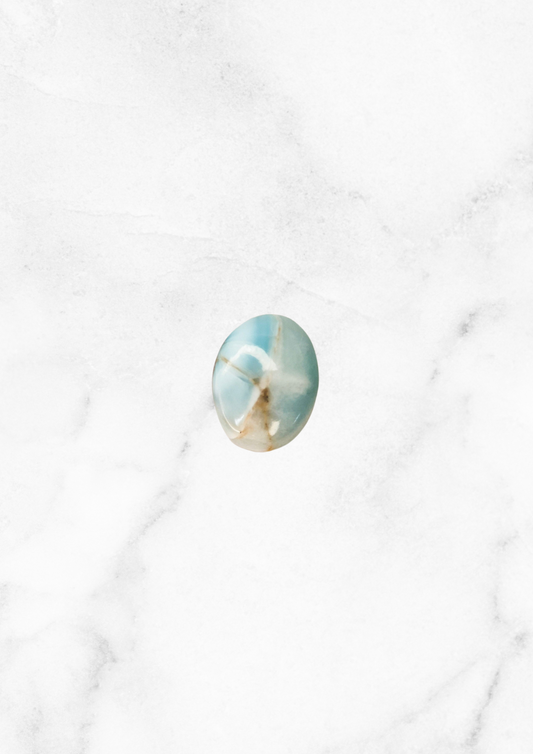 Cabochon Larimar « A » Forme 4