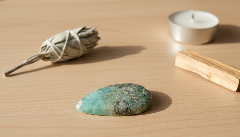 Cabochon Larimar « A » Forme 1