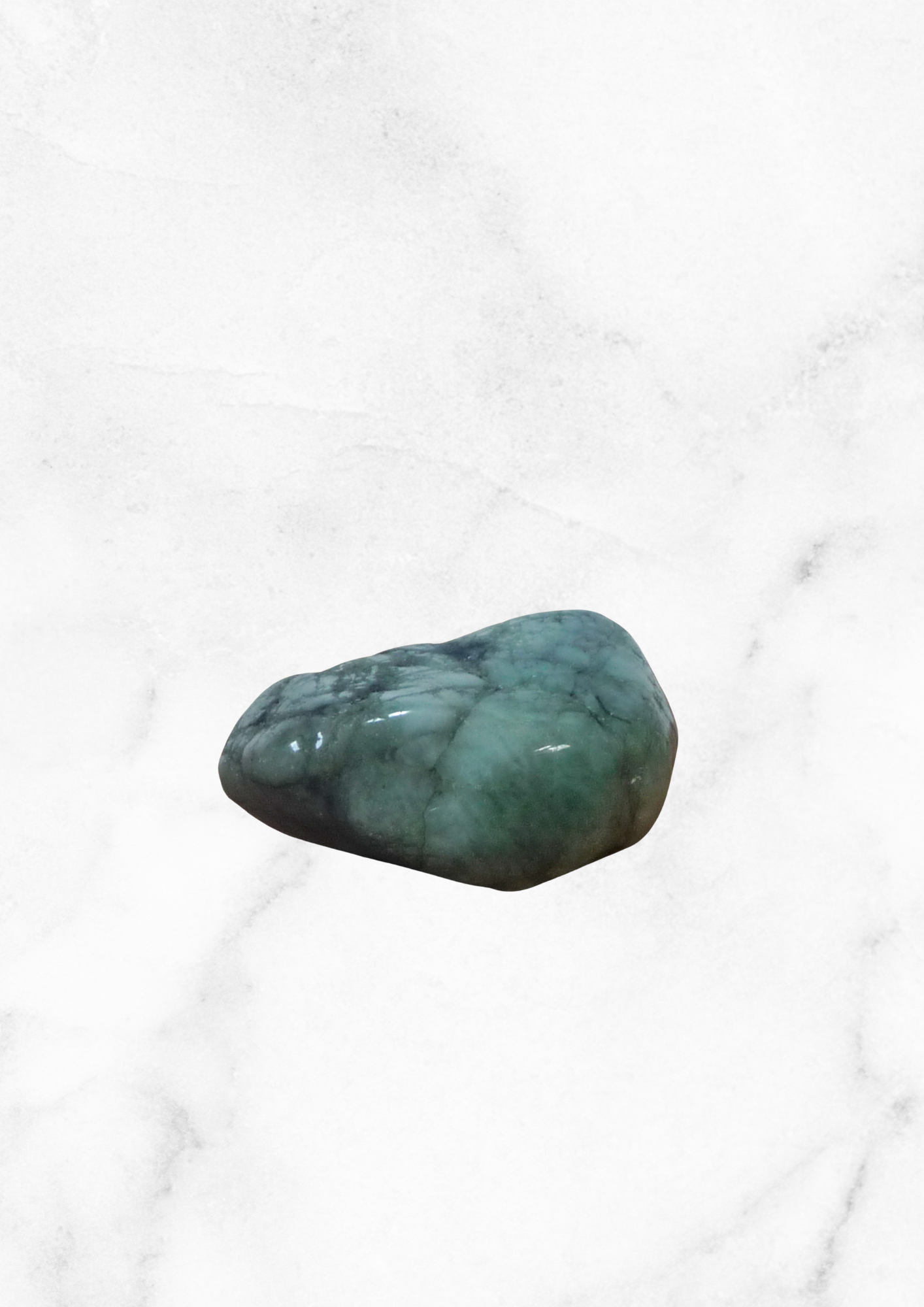 Pierre roulée en émeraude