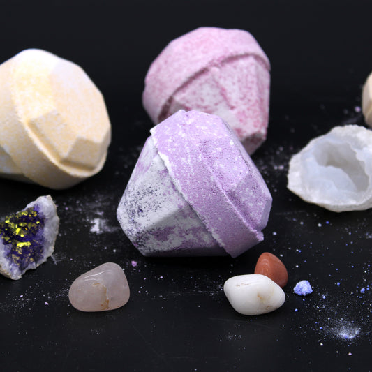 Boule de Bain Rubis - Blanc & Violet