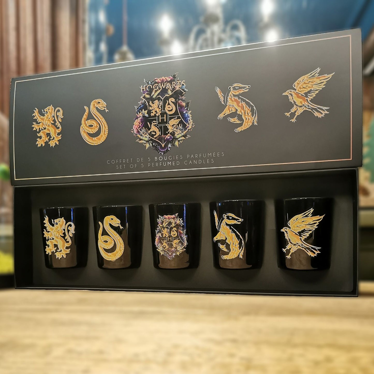Harry Potter - Coffret de 5 bougies parfumées naturelles