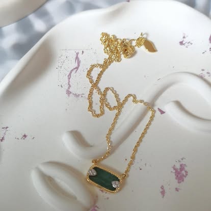 Collier Sangha — Aventurine