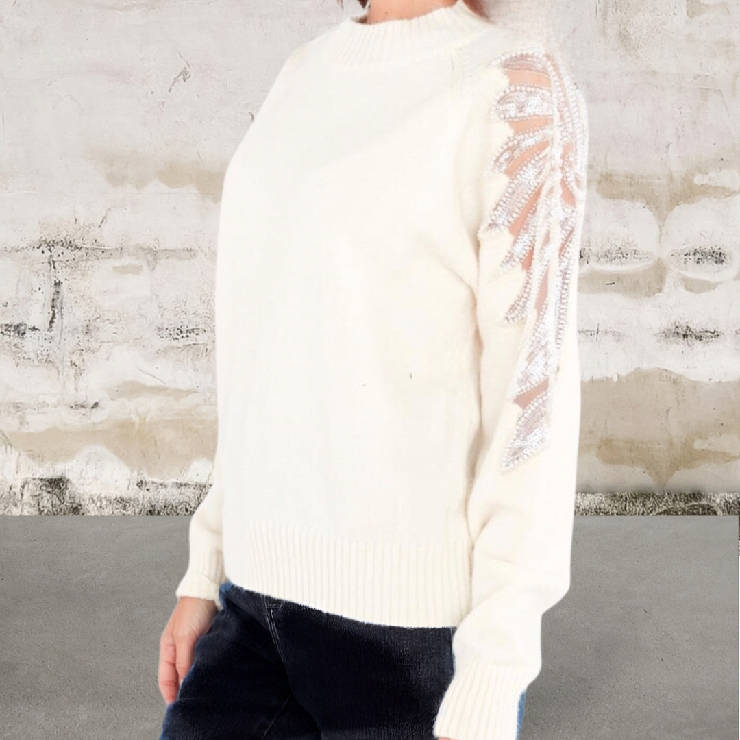 Pull Abigail écru