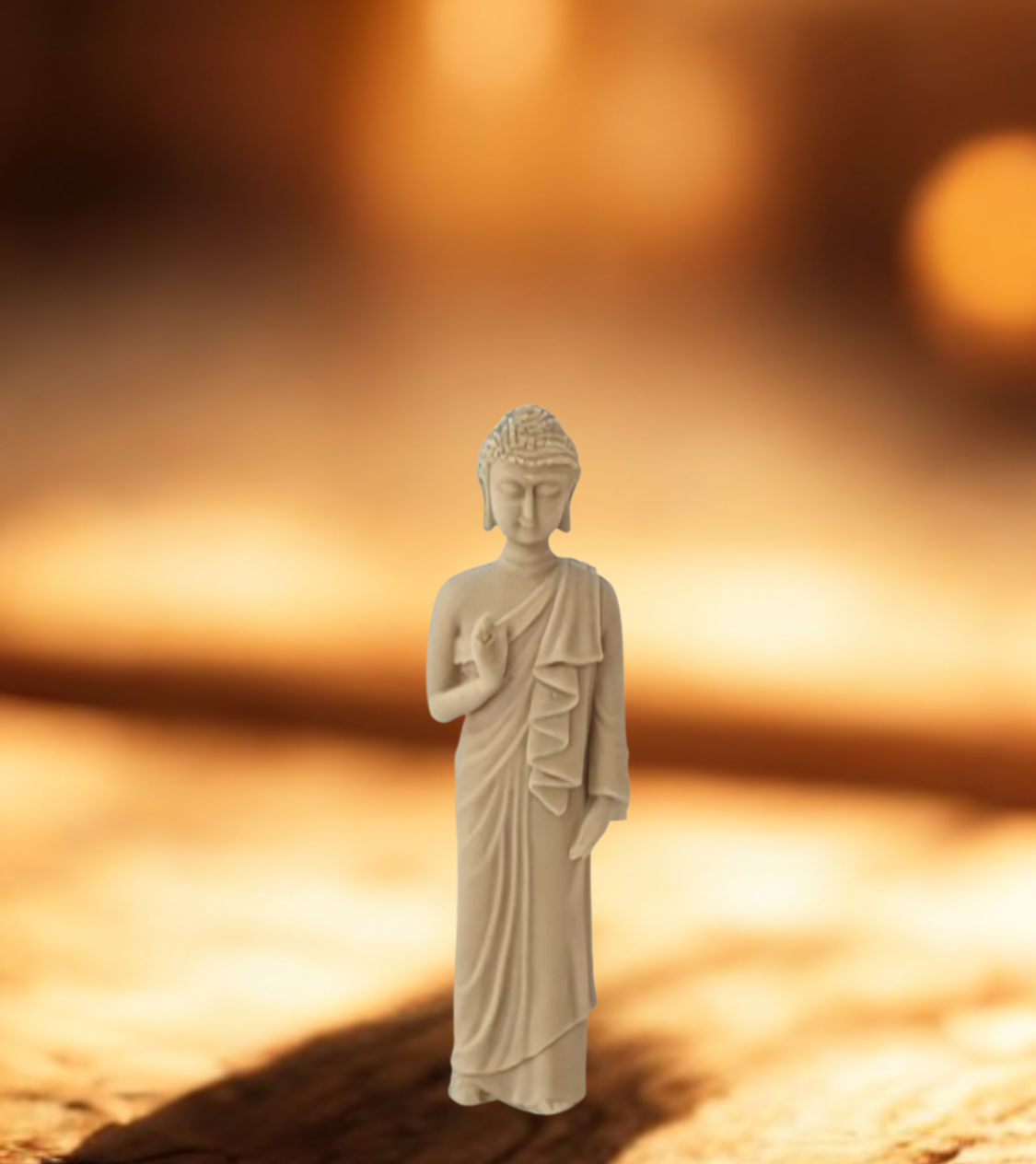 Bougie Bouddha debout