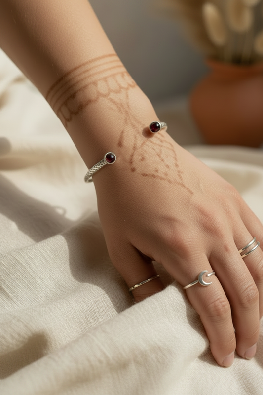 Bracelet Jonc argent Joséphine