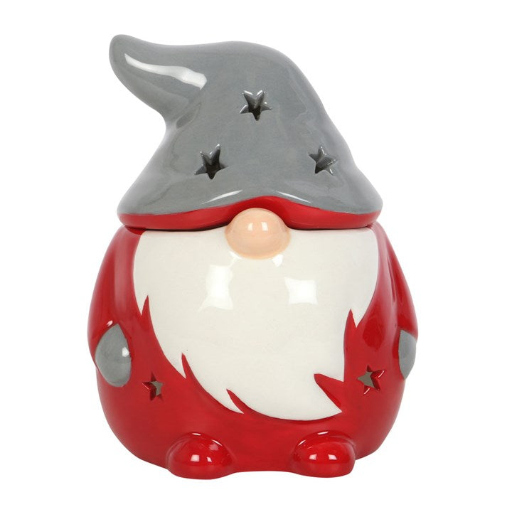 Brûleur Gnome rouge et gris