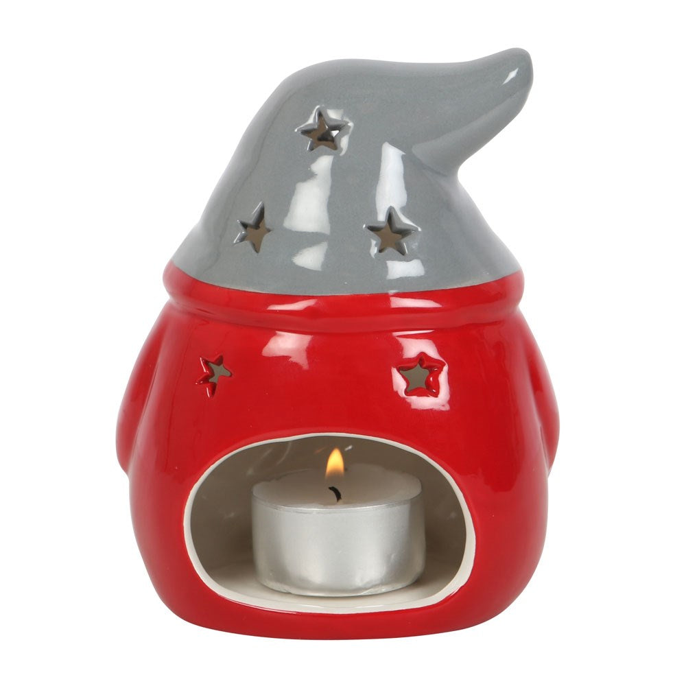 Brûleur Gnome rouge et gris