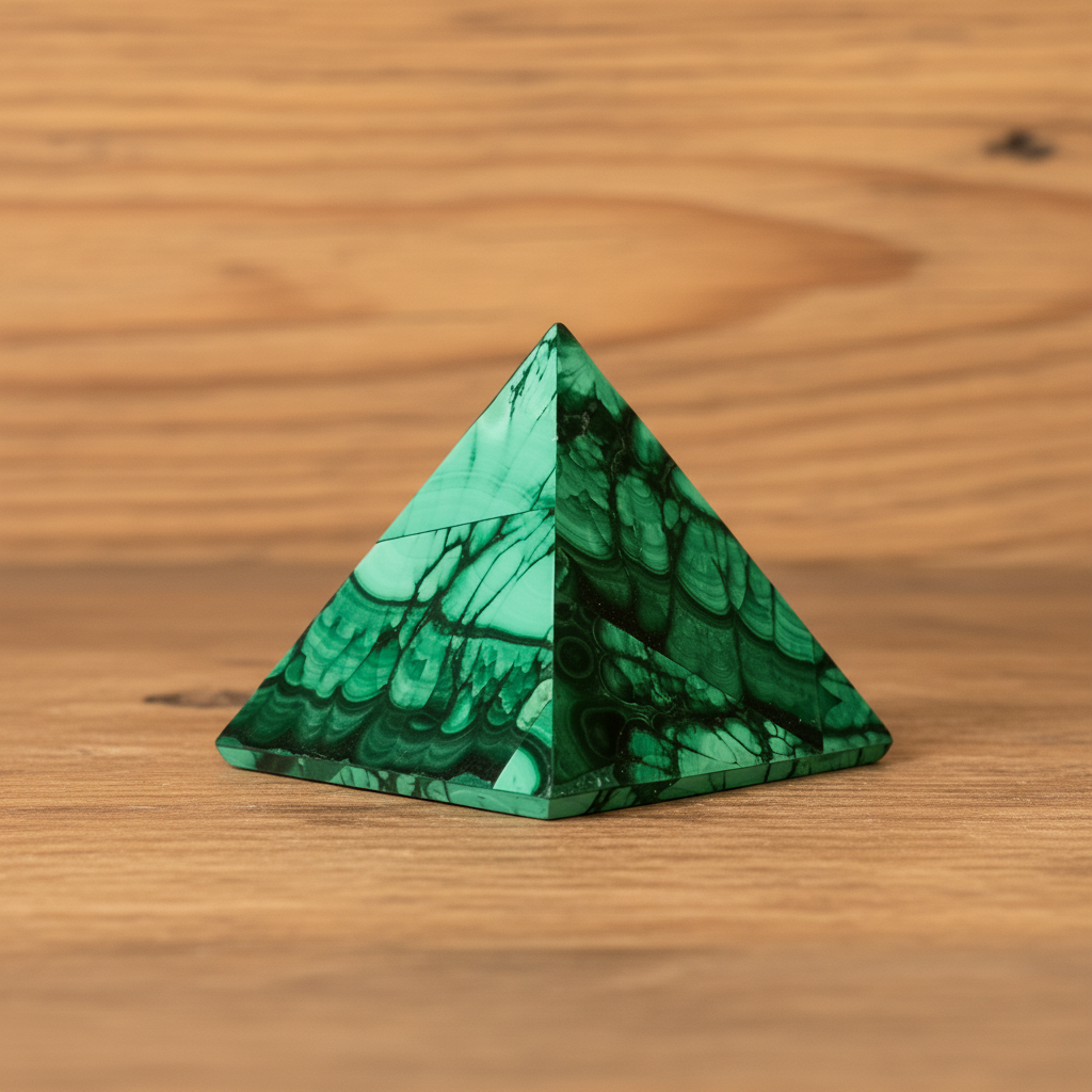 Pyramide en malachite