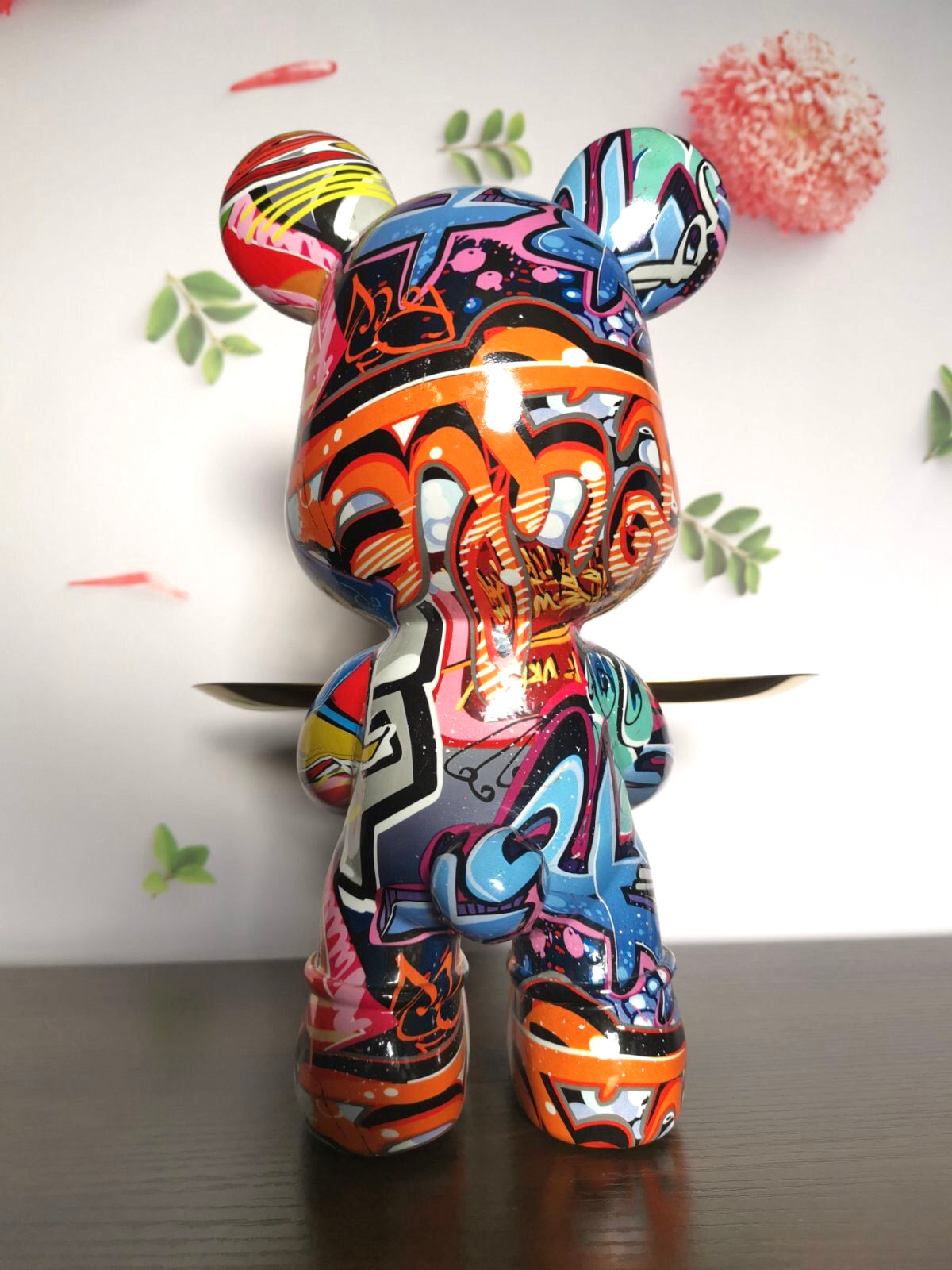 Ours multicolore - graffiti
