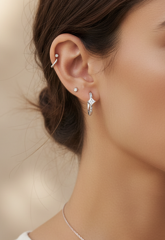 Rym blanche couleur argent