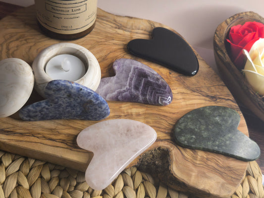 Gua Sha in Jade / Aventurine