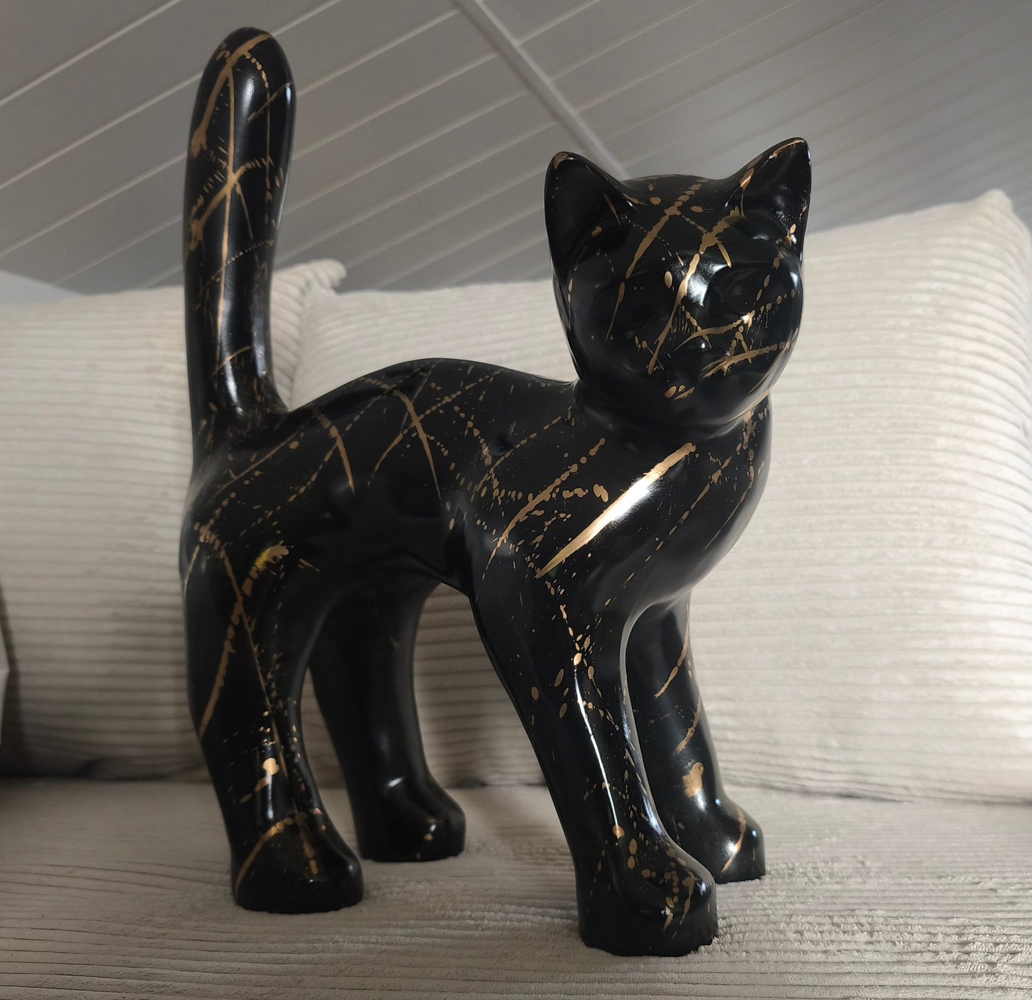 Chat en céramique 45 cm
